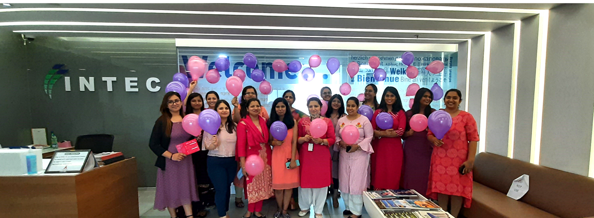 International Women's Day 2021 celebration at Intec Gurgaon Office